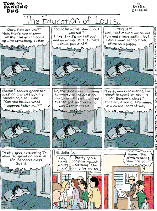 Tom the Dancing Bug on Saturday August 20, 2005 Comic Strip