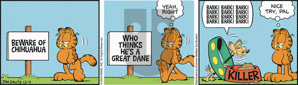 Garfield - Wednesday December 4, 2024 Comic Strip