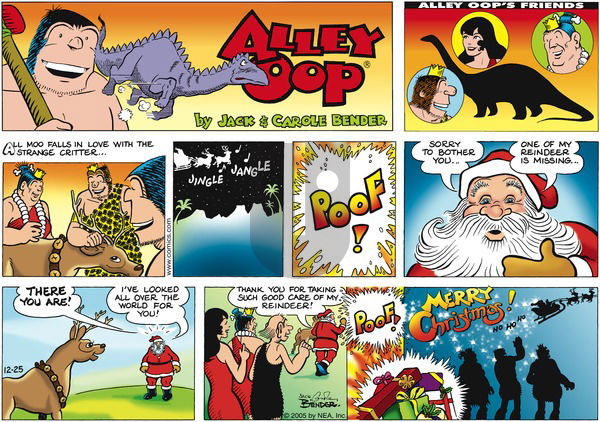 Alley Oop on Sunday December 25, 2005 Comic Strip