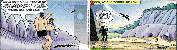 Alley Oop on Monday January 13, 2014 Comic Strip