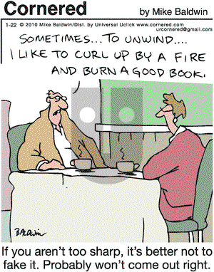 Cornered on Friday January 22, 2010 Comic Strip