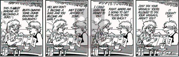 Doonesbury on Friday May 30, 1986 Comic Strip
