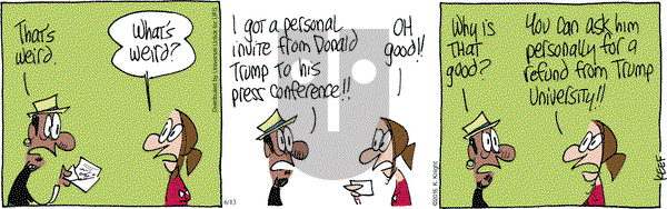 The Knight Life on Monday June 13, 2016 Comic Strip