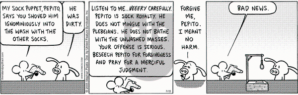 Pearls Before Swine on Friday July 15, 2005 Comic Strip