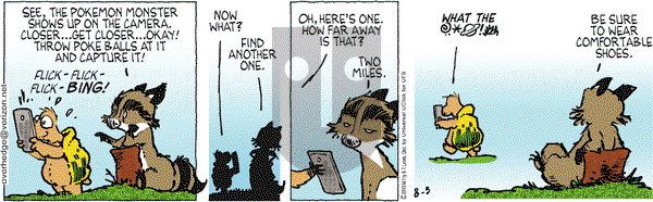 Over the Hedge on Wednesday August 3, 2016 Comic Strip