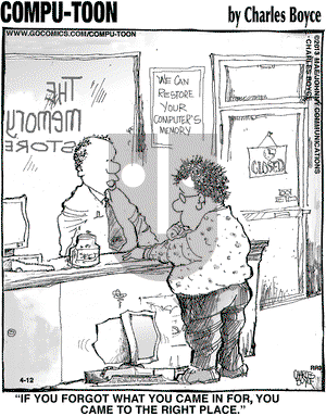Compu-toon on Friday April 12, 2013 Comic Strip