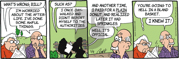 Lola on Monday July 9, 2018 Comic Strip