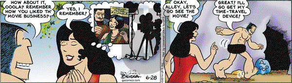 Alley Oop on Saturday June 28, 2014 Comic Strip