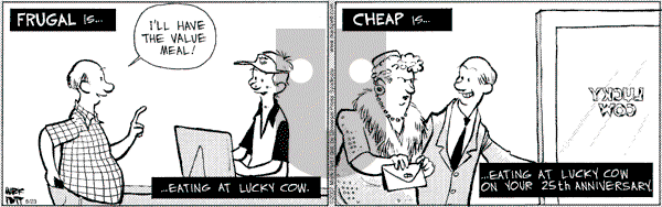 Lucky Cow on Thursday August 23, 2007 Comic Strip
