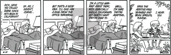 Doonesbury on Friday June 15, 1979 Comic Strip