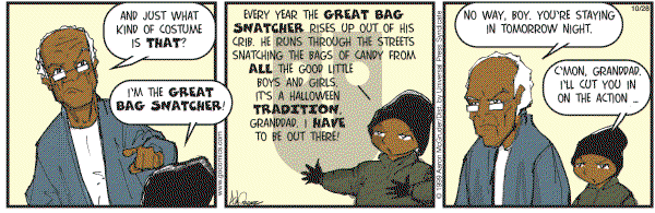 The Boondocks on Saturday October 28, 2006 Comic Strip