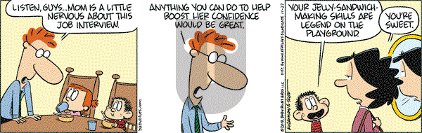 Baby Blues on Wednesday November 27, 2019 Comic Strip