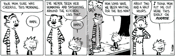 Calvin and Hobbes - Monday September 2, 2024 Comic Strip