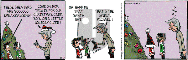 Grand Avenue on Saturday December 7, 2013 Comic Strip