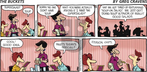 The Buckets on Sunday March 30, 2025 Comic Strip