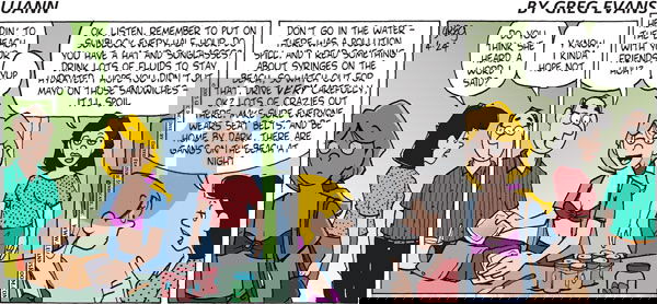 Luann on Sunday April 24, 2005 Comic Strip