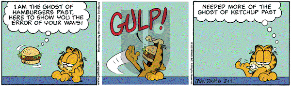 Garfield on Monday February 17, 2003 Comic Strip