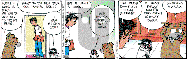 Get Fuzzy on Monday November 21, 2011 Comic Strip