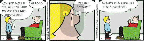 The Born Loser on Friday December 8, 2017 Comic Strip