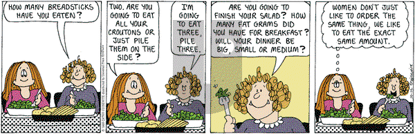 Cathy Classics on Tuesday October 12, 1999 Comic Strip