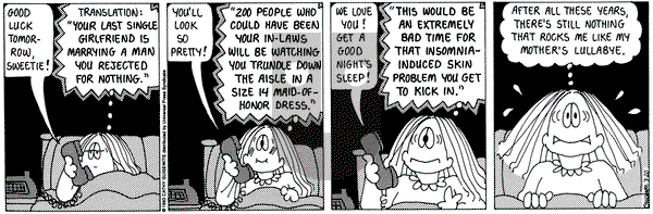 Cathy Classics on Saturday March 20, 1993 Comic Strip