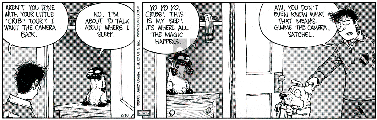 Get Fuzzy - Monday February 10, 2003 Comic Strip