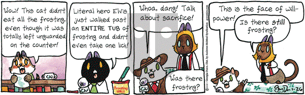 Breaking Cat News on Tuesday January 26, 2021 Comic Strip