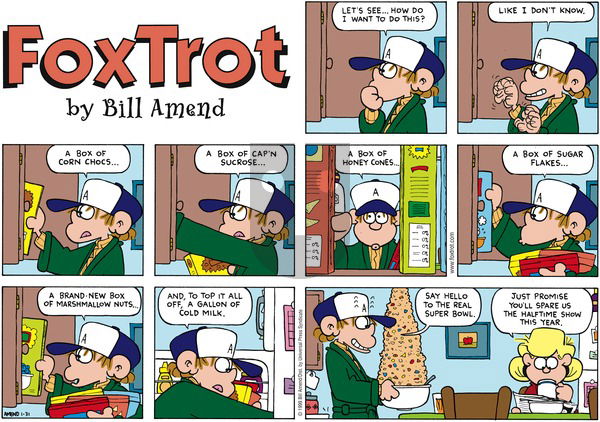 FoxTrot on Saturday September 25, 1999 Comic Strip
