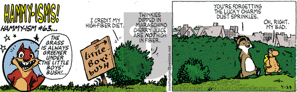 Over the Hedge on Friday April 23, 2010 Comic Strip