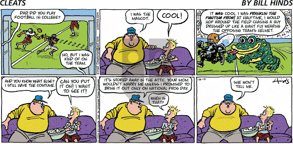 Cleats - Sunday October 10, 2004 Comic Strip