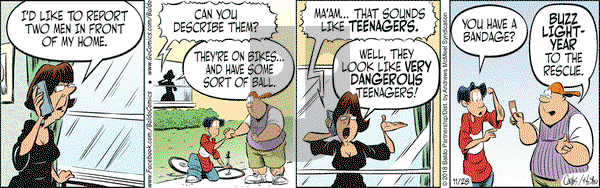Baldo on Wednesday November 28, 2018 Comic Strip