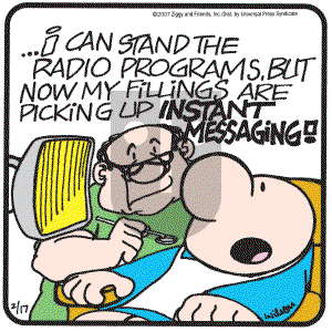 Ziggy - Saturday February 17, 2007 Comic Strip