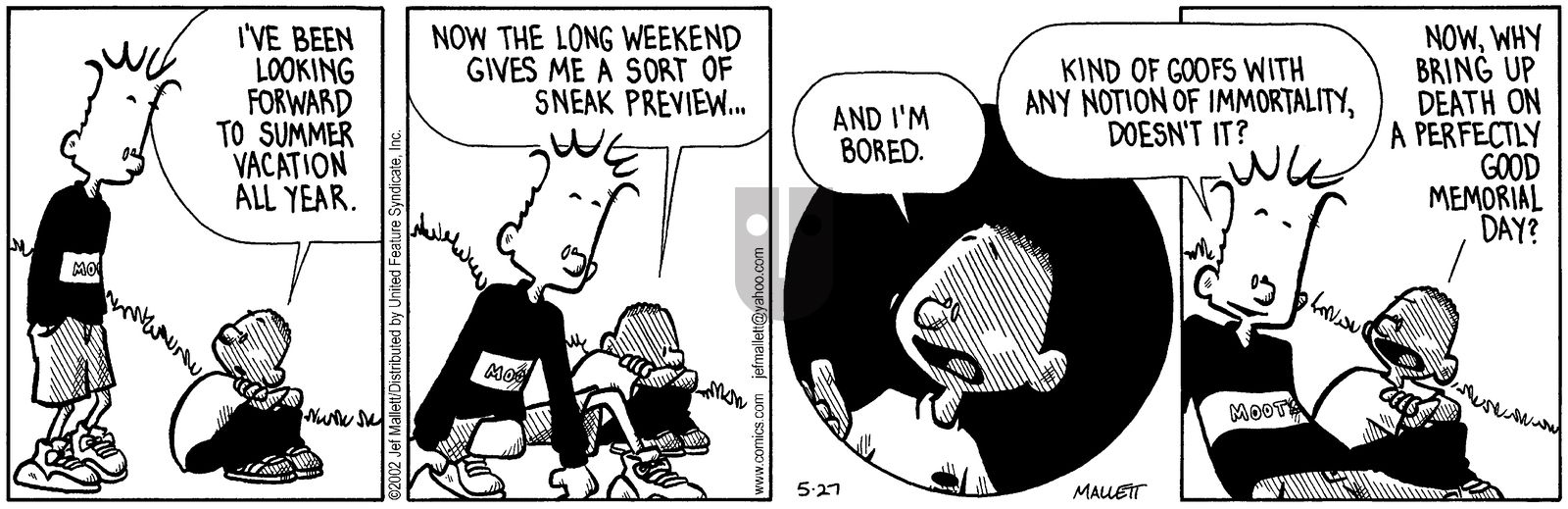 Frazz - Monday May 27, 2002 Comic Strip