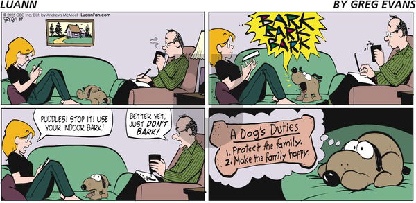Luann on Sunday April 27, 2025 Comic Strip