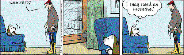 Fred Basset on Monday January 4, 2010 Comic Strip
