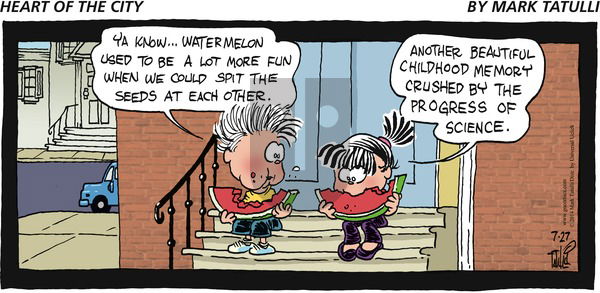 Heart of the City - Sunday July 27, 2014 Comic Strip