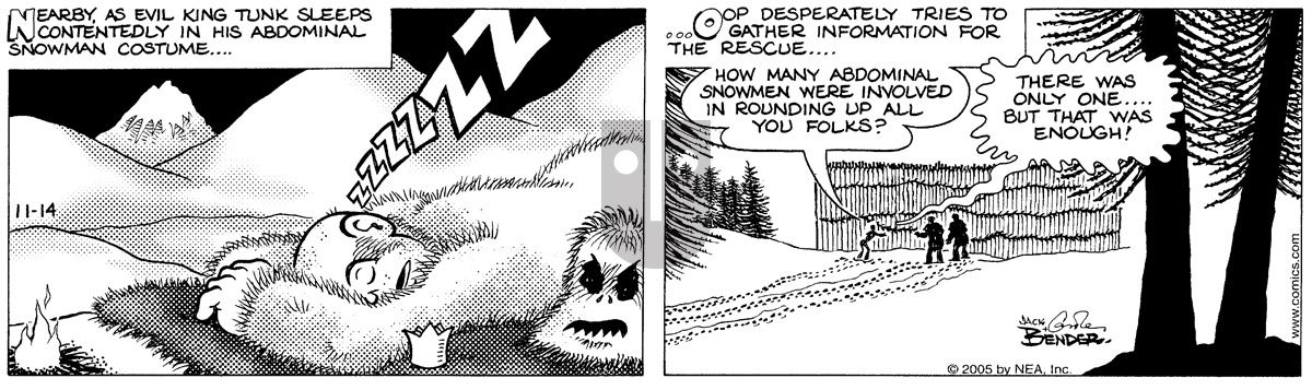 Alley Oop - Monday November 14, 2005 Comic Strip