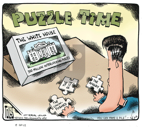 Tom Toles on Thursday September 20, 2012 Comic Strip