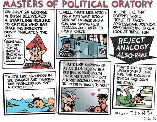 Ted Rall on Thursday July 26, 2007 Comic Strip