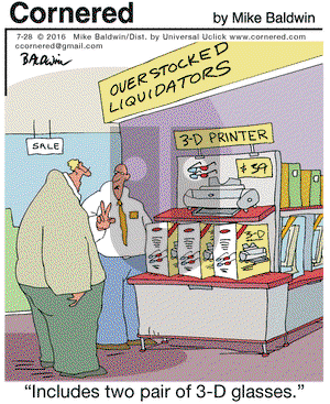 Cornered on Thursday July 28, 2016 Comic Strip