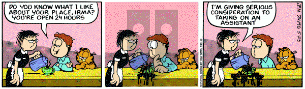 Garfield on Thursday May 23, 1985 Comic Strip