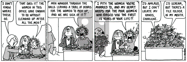 Cathy Classics on Saturday October 1, 1994 Comic Strip