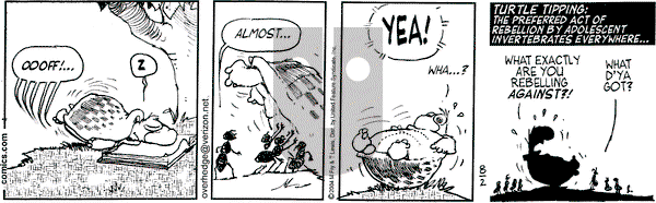 Over the Hedge on Monday August 2, 2004 Comic Strip