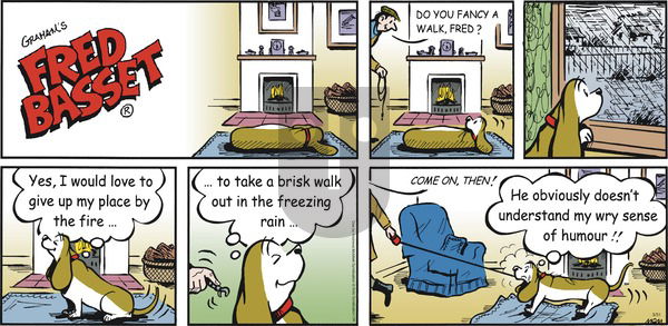 Fred Basset on Sunday March 31, 2019 Comic Strip
