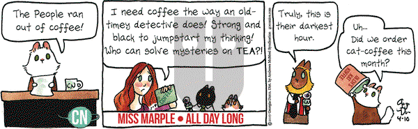 Breaking Cat News on Wednesday April 10, 2019 Comic Strip