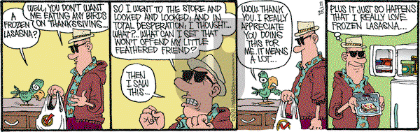 Monty on Wednesday November 25, 2020 Comic Strip