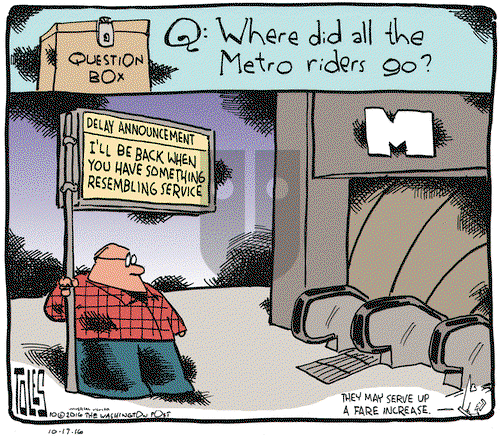 Tom Toles on Monday October 17, 2016 Comic Strip