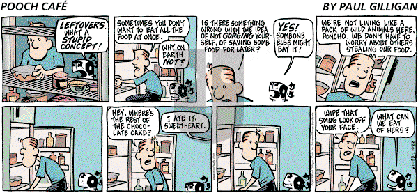 Pooch Cafe on Sunday October 22, 2006 Comic Strip