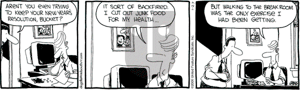 The Buckets on Friday January 27, 2006 Comic Strip