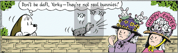Fred Basset on Monday April 13, 2020 Comic Strip